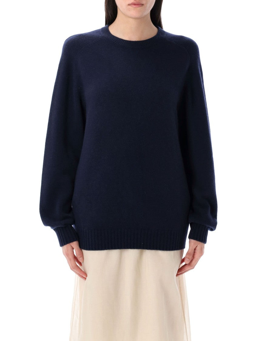 Carven Knit Ribbon Back Sweater
