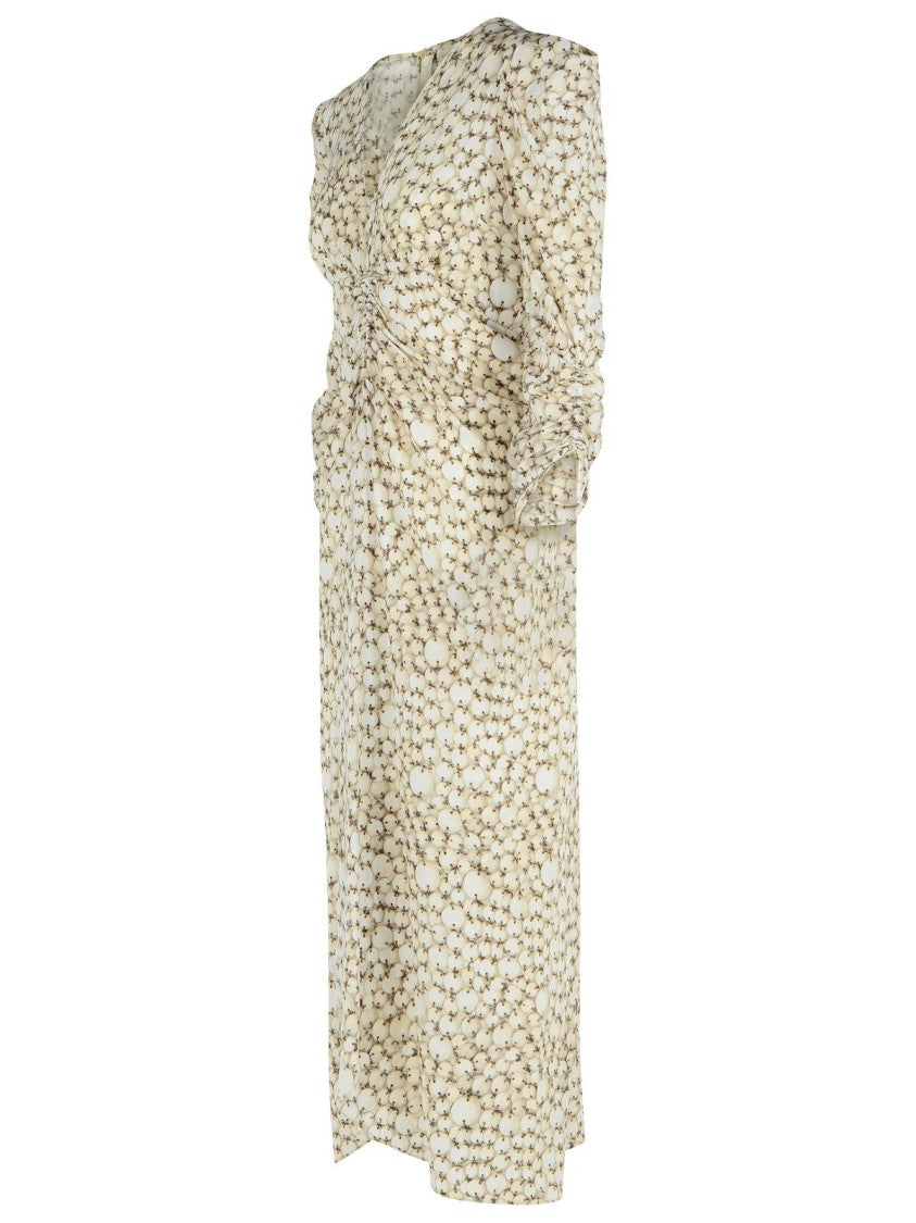 Isabel Marant Albini' 'Ecru' Silk Dress