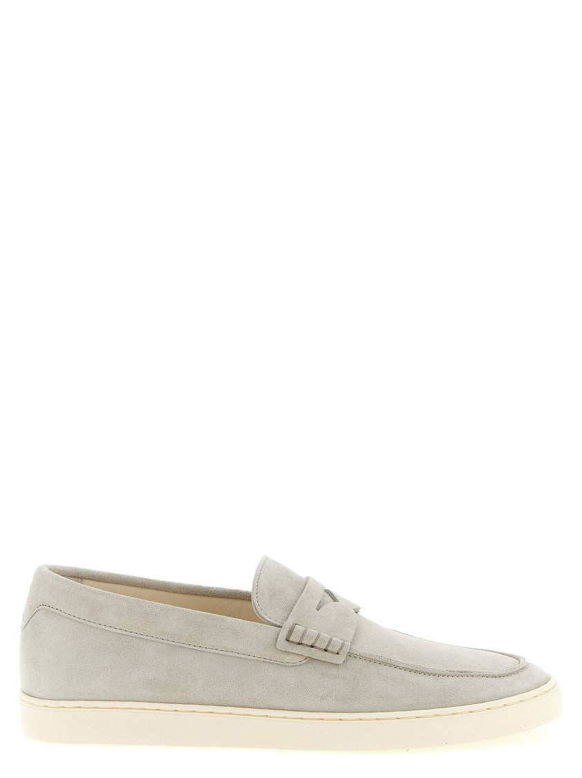 Brunello Cucinelli Suede Slip-On Loafers With Natural Latex Sole