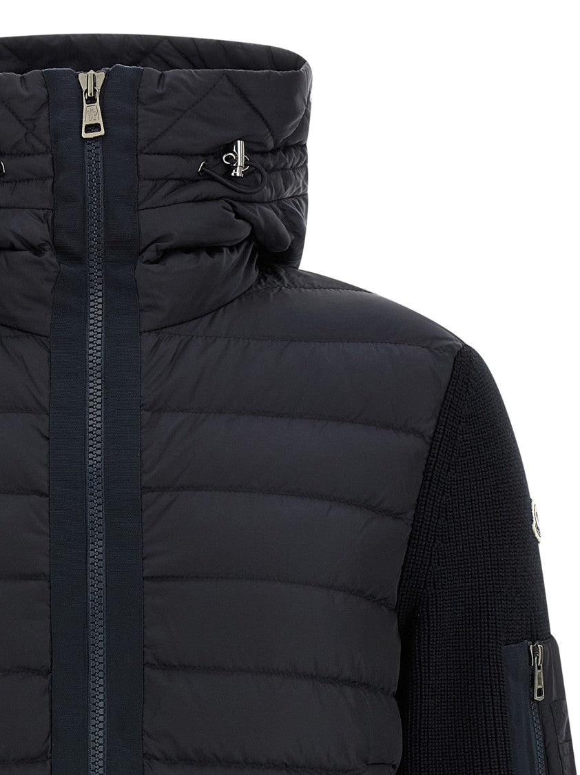 Moncler Tricot Hooded Cardigan