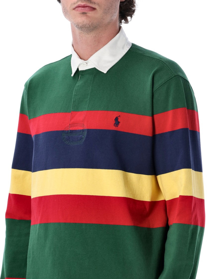 Polo Ralph Lauren Rugby Long Sleeve Striped Polo