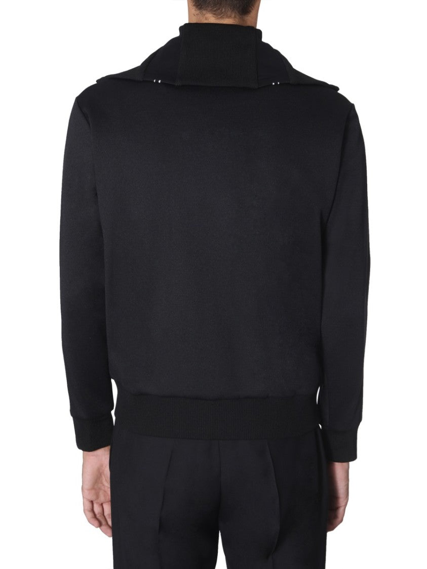 Givenchy Hooded Casual Jacket With Logo Detailing