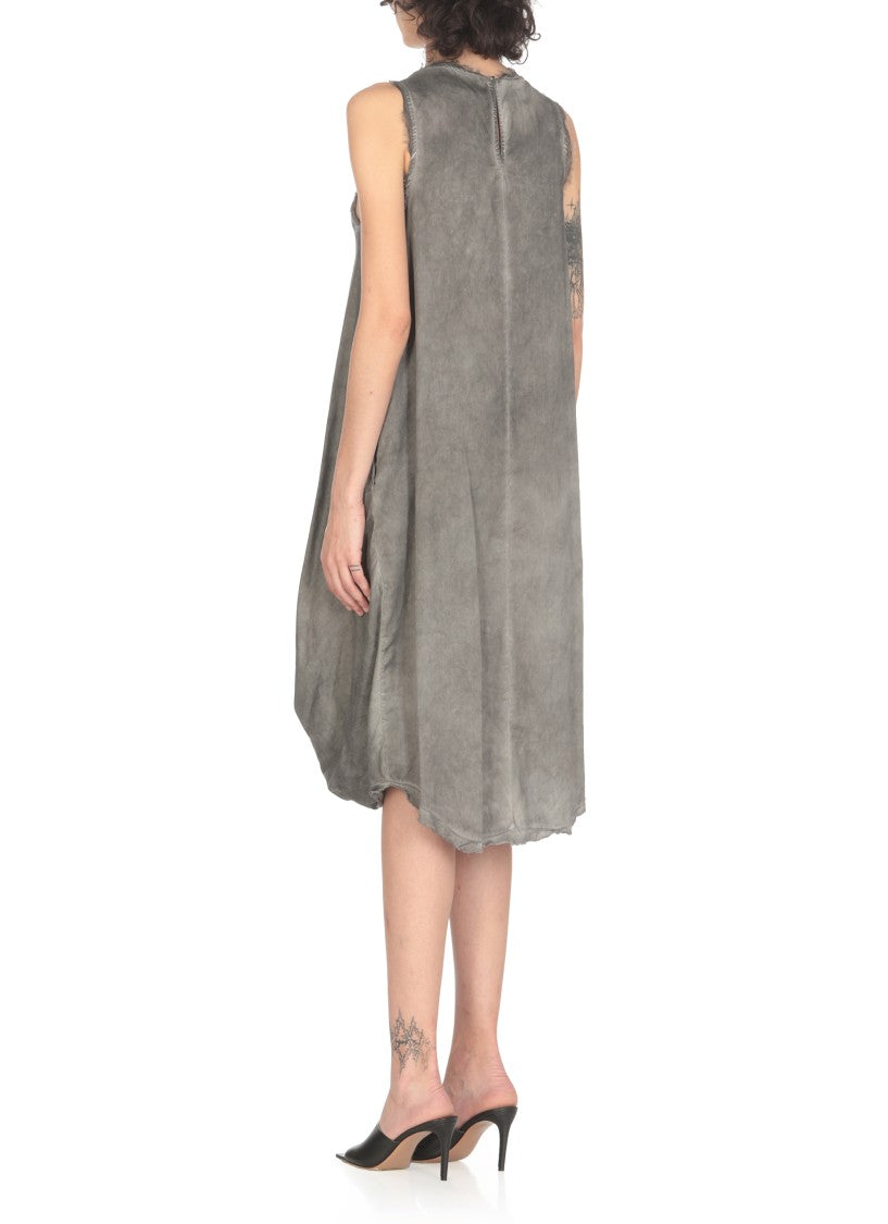 Sanctamuerte Beige Sanctamuerte Cotton Dress