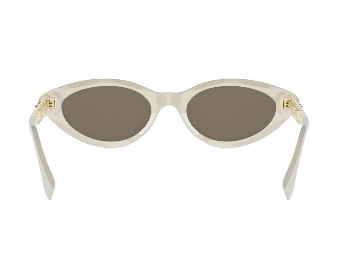 Fendi Light Beige Fe40202i Cat-Eye Sunglasses