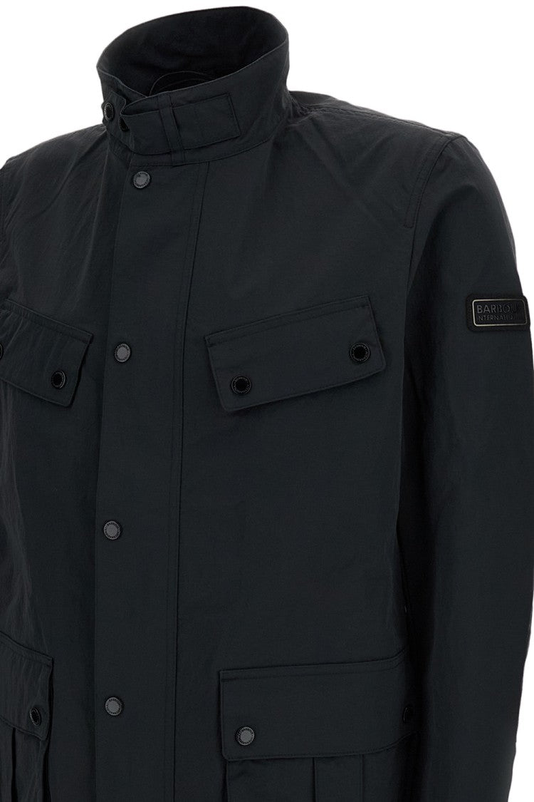 Barbour Modern Duke Black Rain Jacket