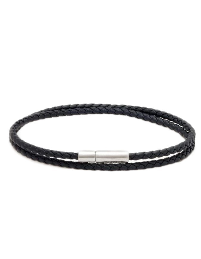 Roderer Gianni Double Tour Bracelet - Navy Blue