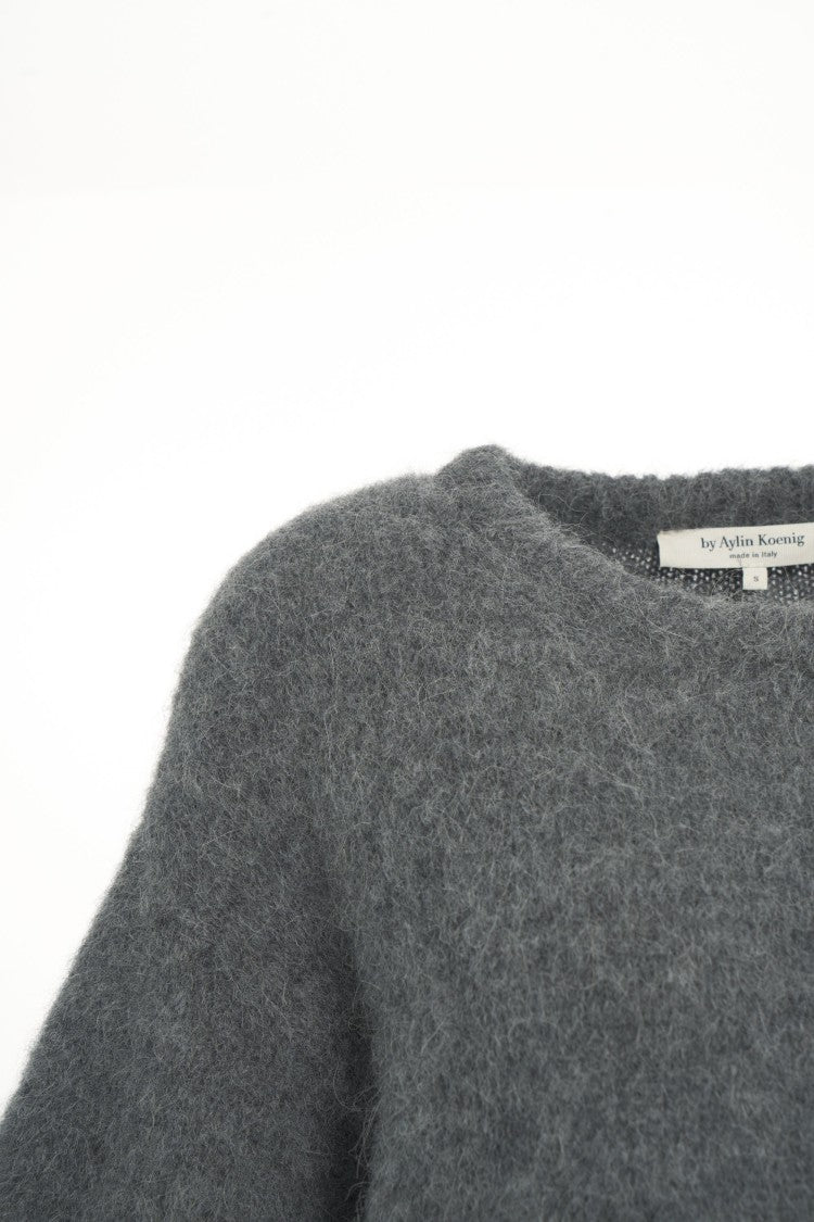 By Aylin Koenig Relaxed-Fit Knit Sweater With Wide Sleeves