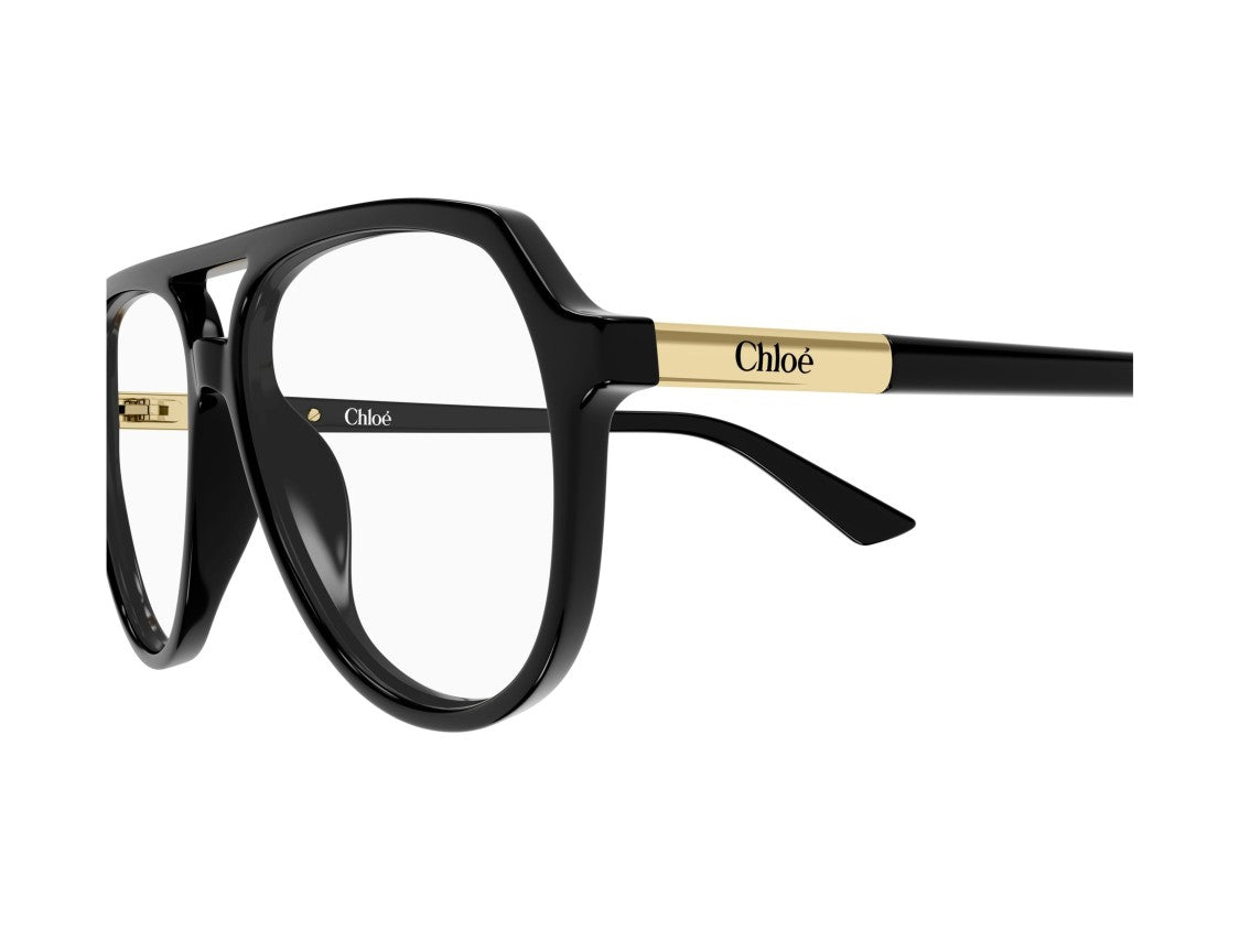 Chloé Black Ch0366o Aviator Acetate Sunglasses
