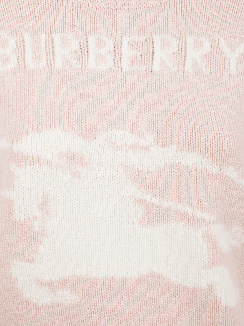 Burberry Short-Sleeve Wool-Cashmere Sweater