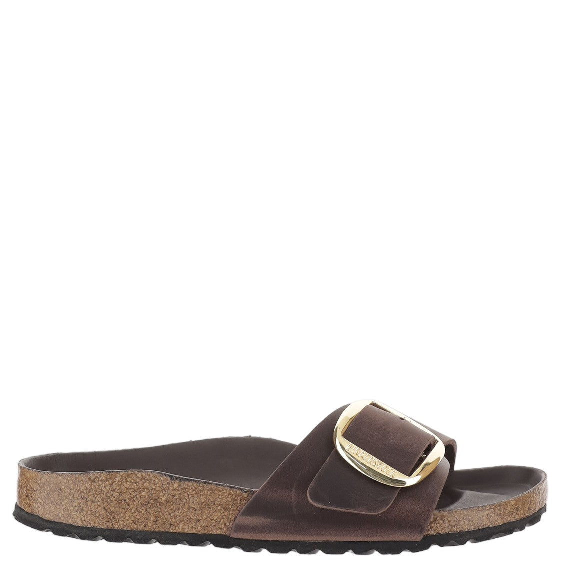 Birkenstock Madrid Sandals With Large Buckle And Cork Sole