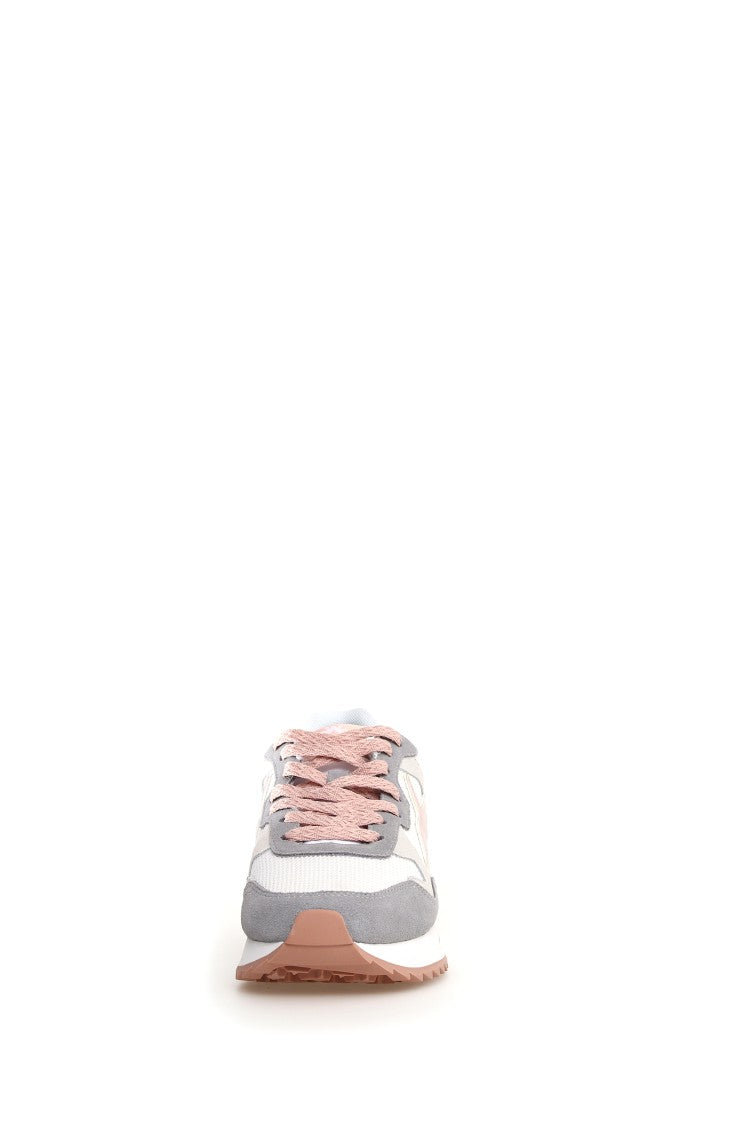 W6yz Sporty Luxury Technical Fabric Raised Sneakers