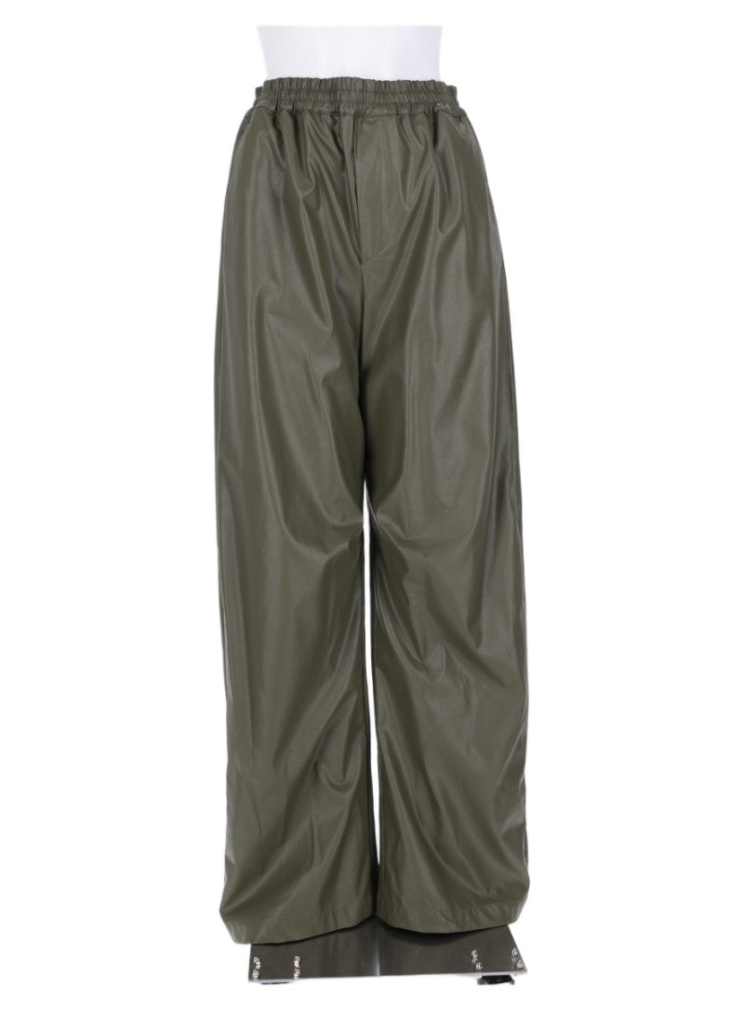 Mm6 By Maison Margiela Wide-Leg Trousers Crafted From Eco-Friendly Materials