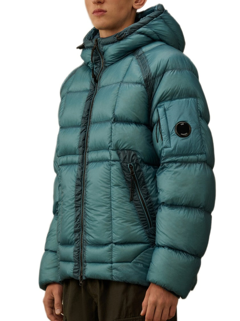 C.P. Company Translucent Lightweight Down Jacket With Adjustable Hood