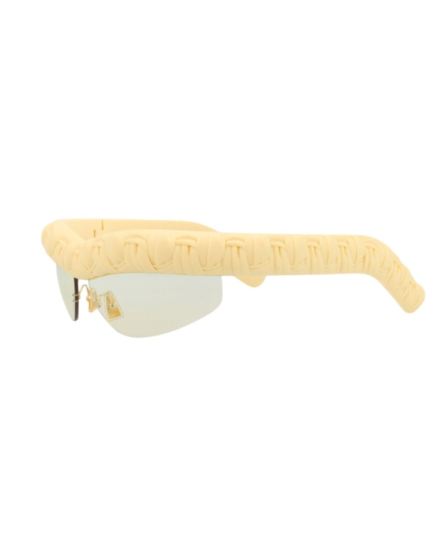 Bottega Veneta Shield-Frame Injection Sunglasses