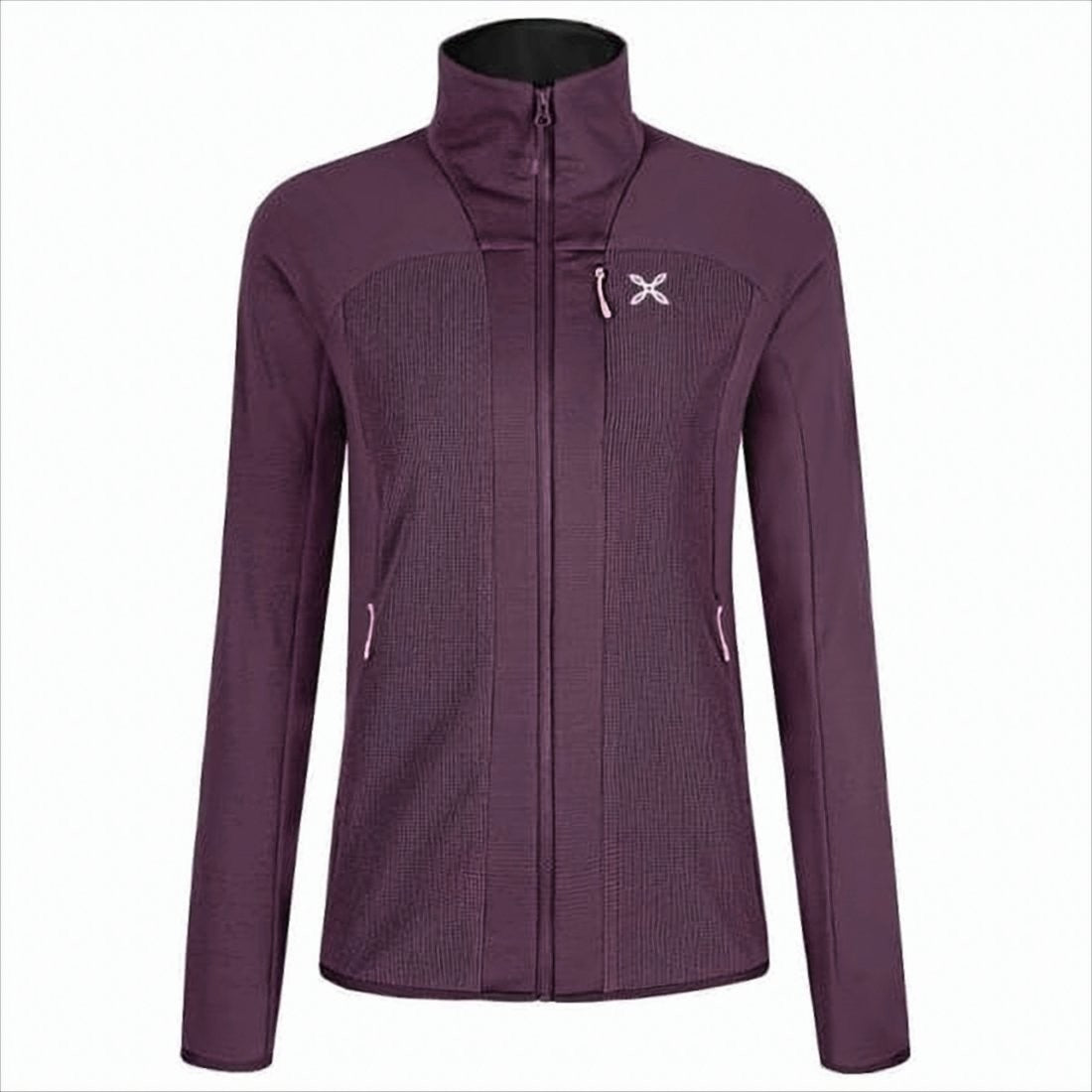 Montura Fitted High-Collar Montura Jacket With Textured Panels