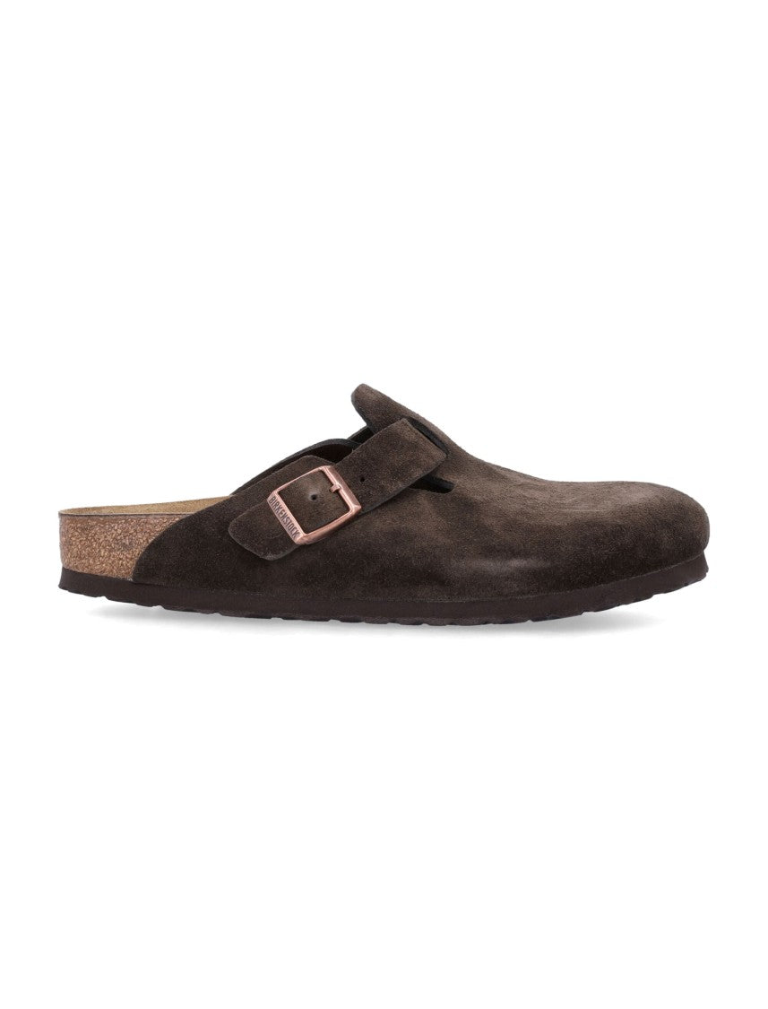 Birkenstock Boston Soft Suede Clogs
