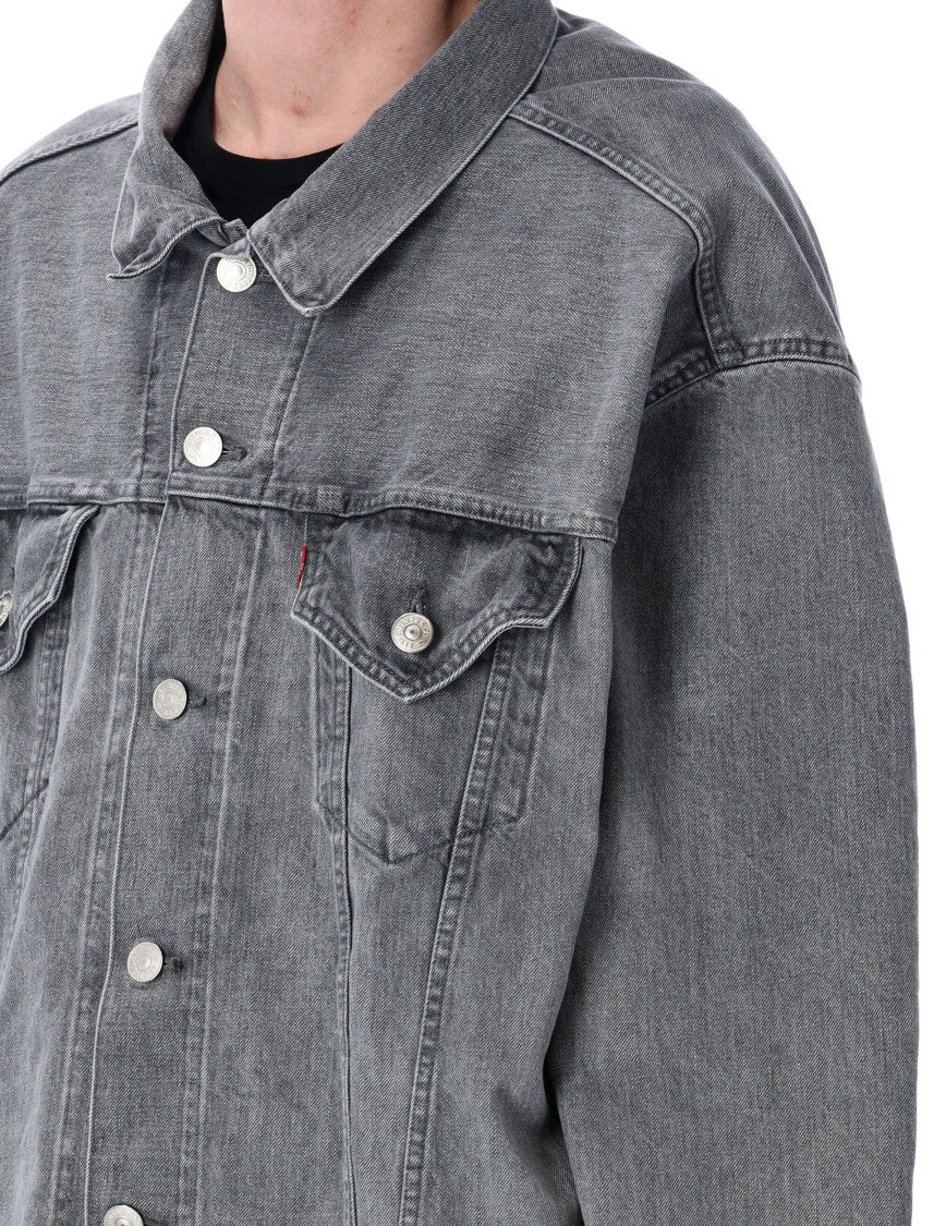 Junya Watanabe Oversized Denim Jacket With Adjustable Back Tabs