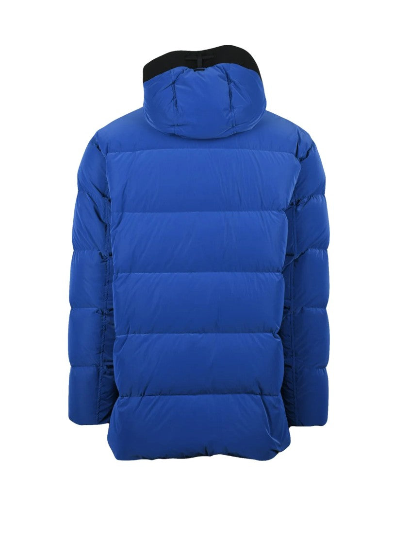 Herno Blue Quilted Polyamide Down Jacket
