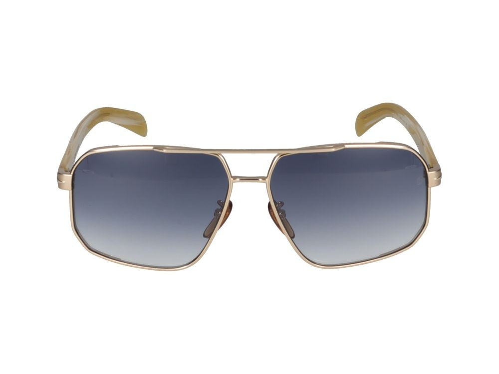 David Beckham Sunglasses Db 7102/S 06S Striped Beige Gold 61/14/145