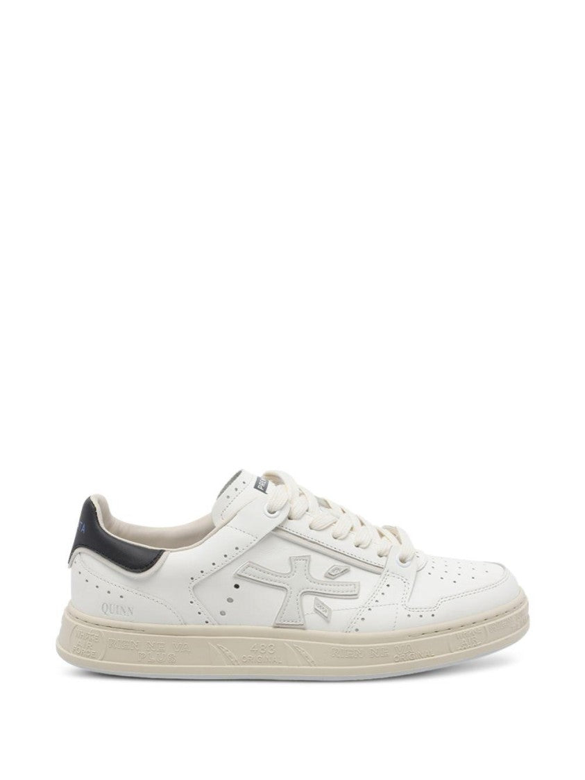 Premiata Contrast Heel Lace-Up Sneakers