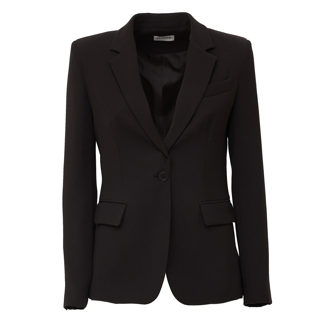 Parosh Single-Button Cady Tailored Blazer