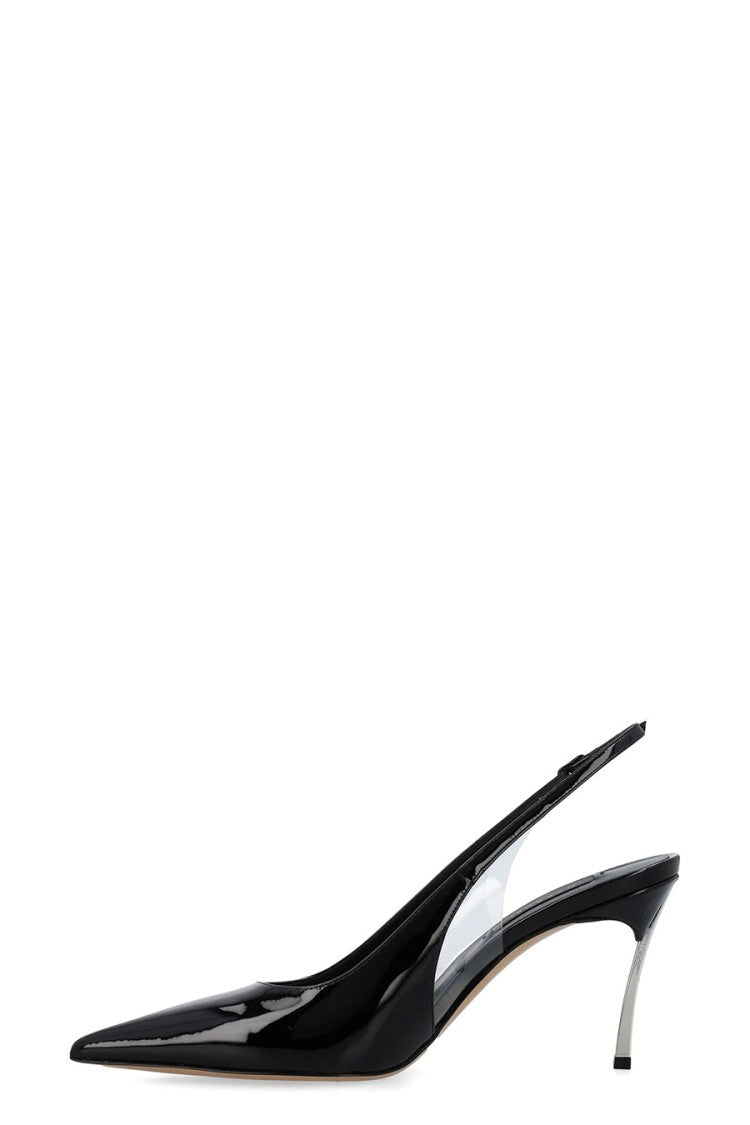 Casadei Black Leather Pumps