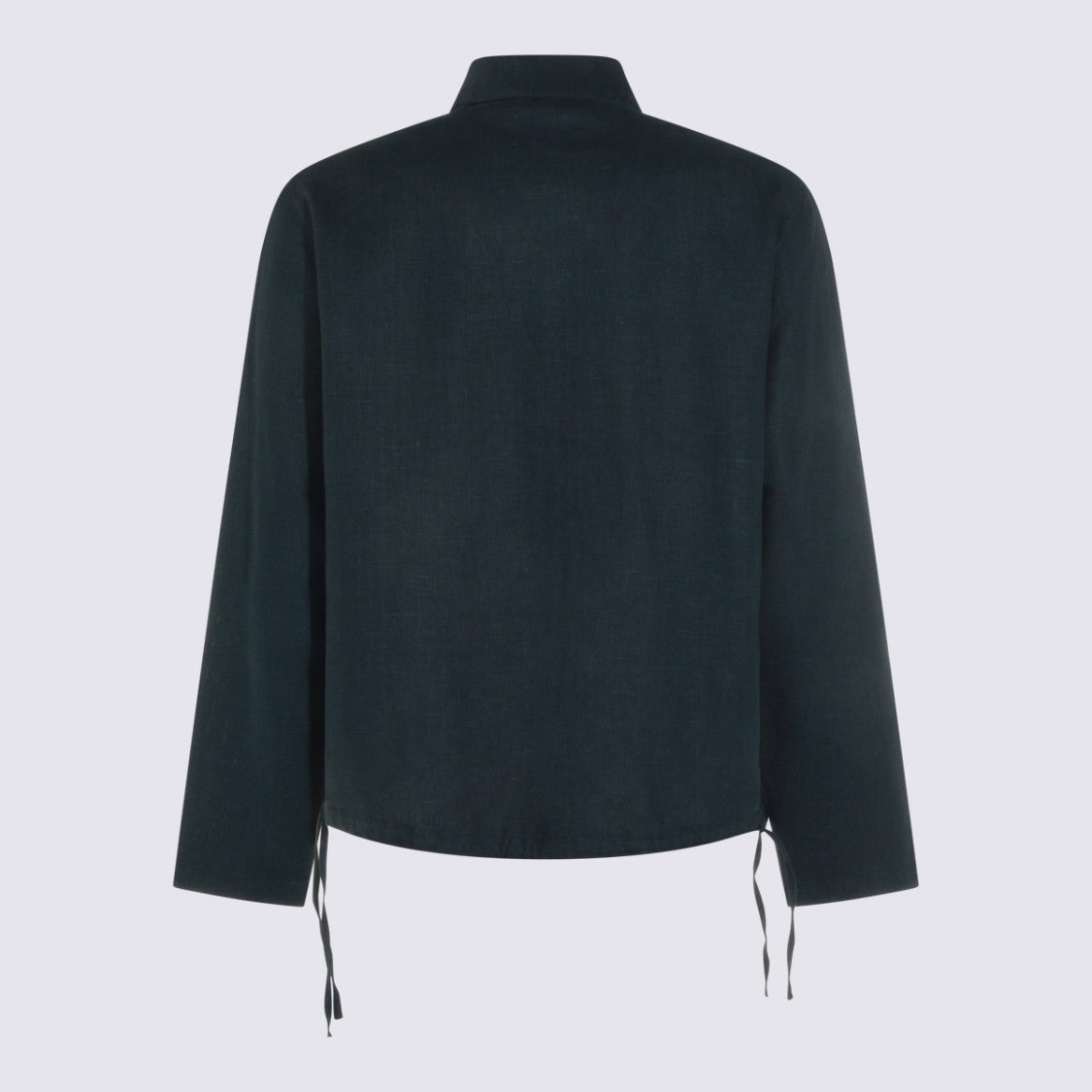 Arte Antwerp Half-Zip Minimalist Shirt With Adjustable Hem