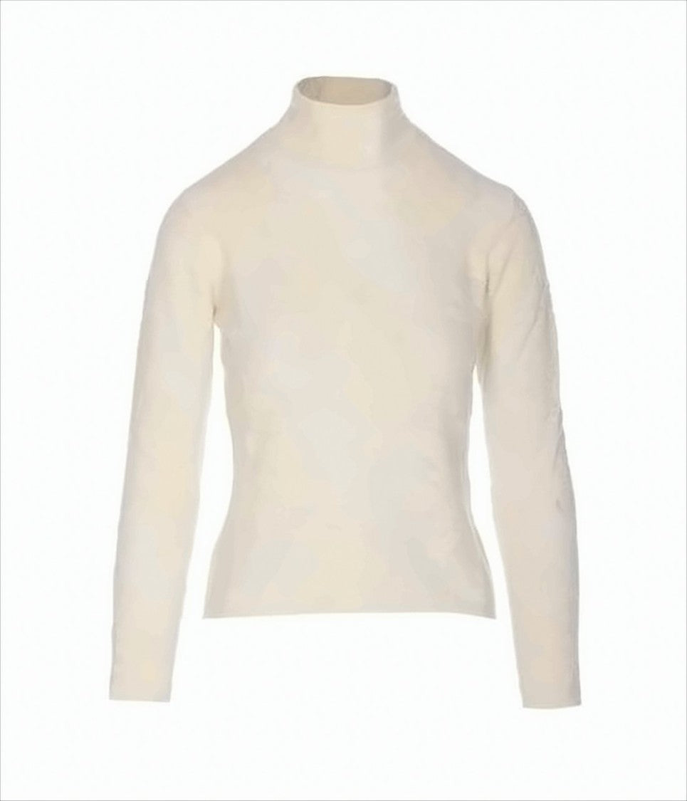 Ganni Textured Alpaca Blend Turtleneck Sweater
