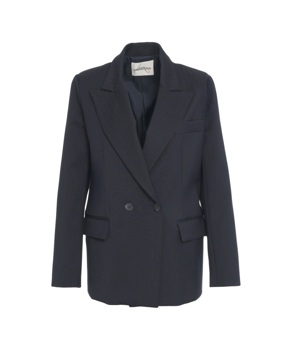 Ottod'ame Gessato Blazer