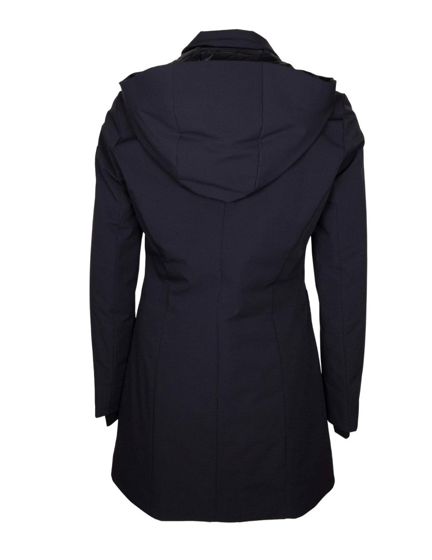 Peuterey Black Telia Ta 02 Stretch Nylon Parka