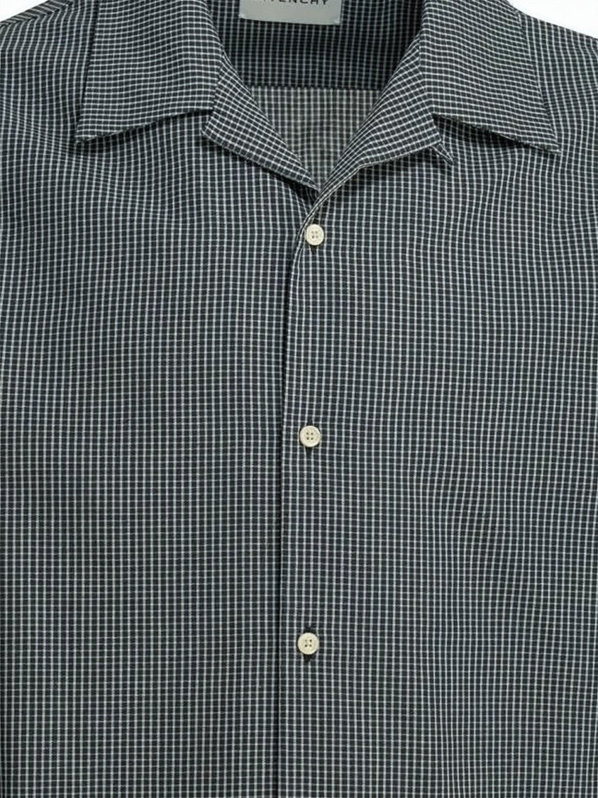 Givenchy Checkered Pattern Short-Sleeve Shirt With Boxy Fit