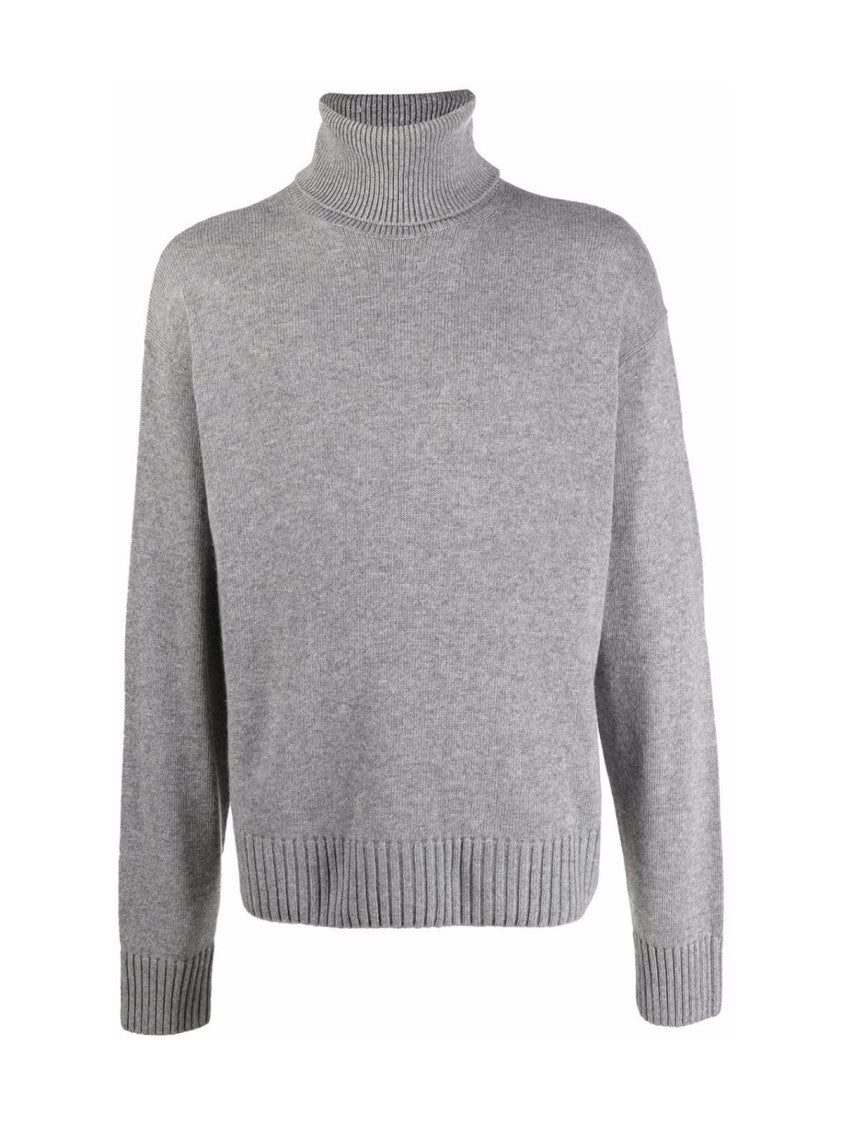 Off-White Basic Knit Turtleneck Sweater