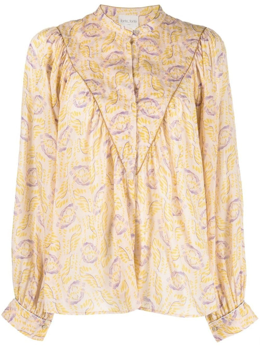 Forte Forte Jaguar De Lua Print Shirt"