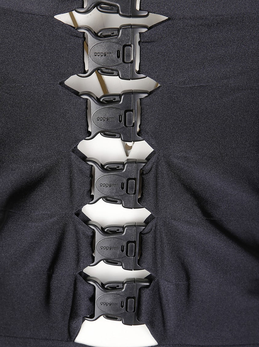 Coperni Technical Buckle Jersey Dress