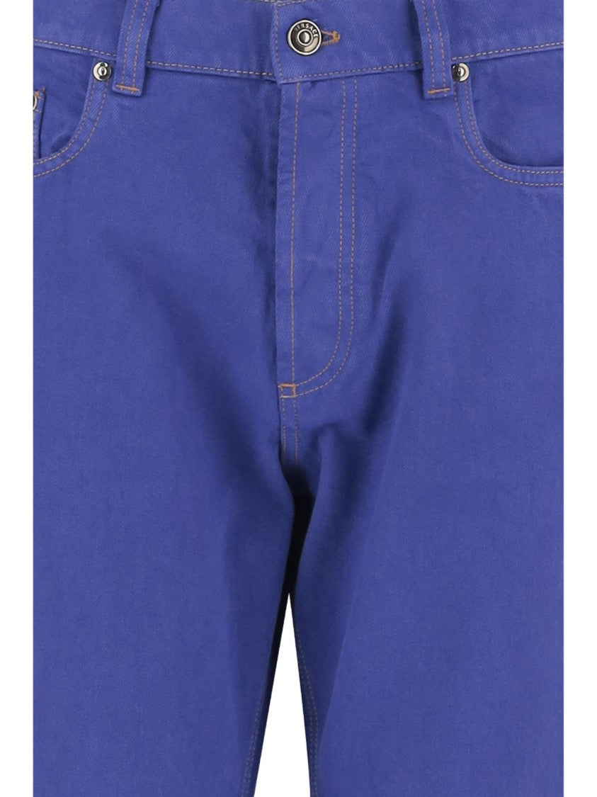 Versace Jeans In Cotone A Gamba Dritta