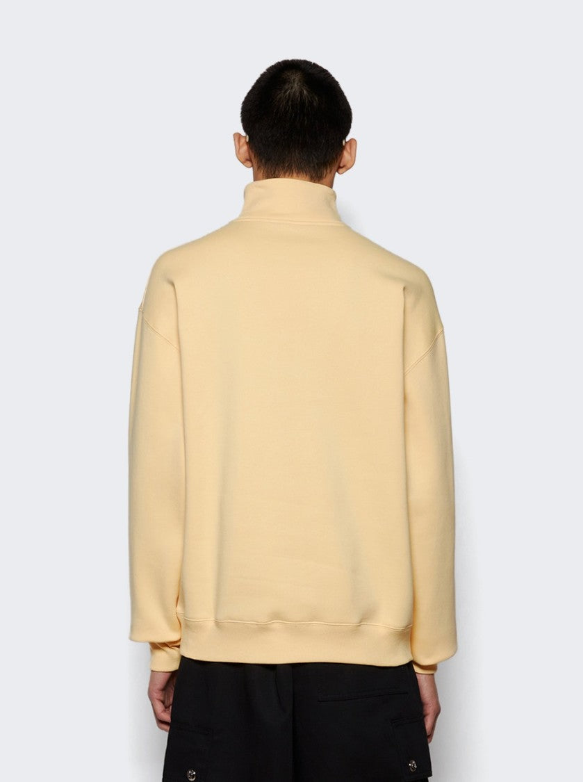 Jacquemus Le Camionneur Gros Grain Sweatshirt Light Beige