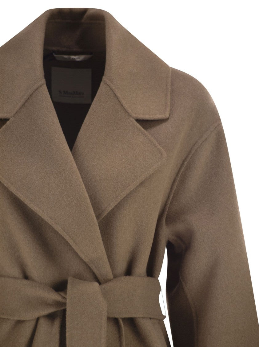 Max Mara Smmhobby - Long Wool Drape Coat