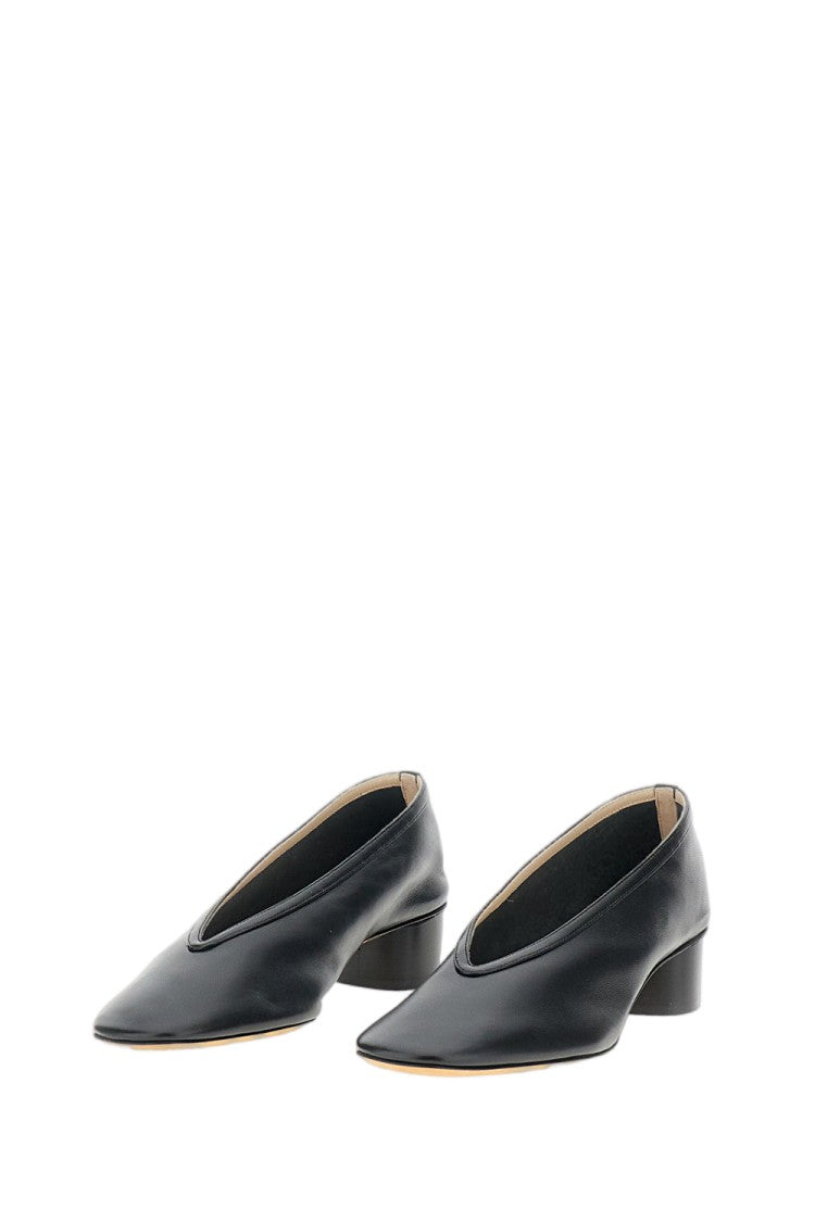 Le Monde Béryl Black Smooth Leather Luna Pumps