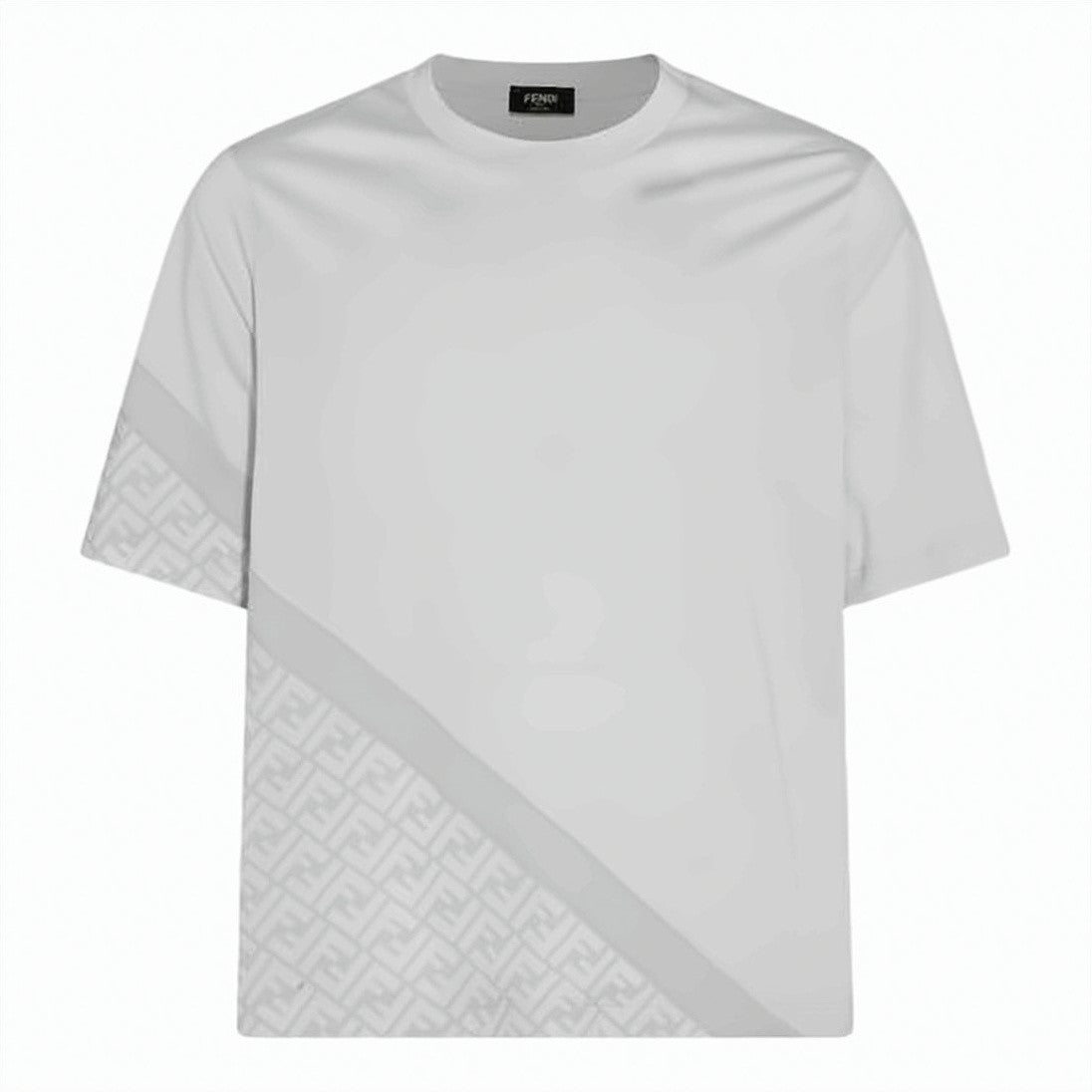 Fendi Monogram Panel Short-Sleeve T-Shirt