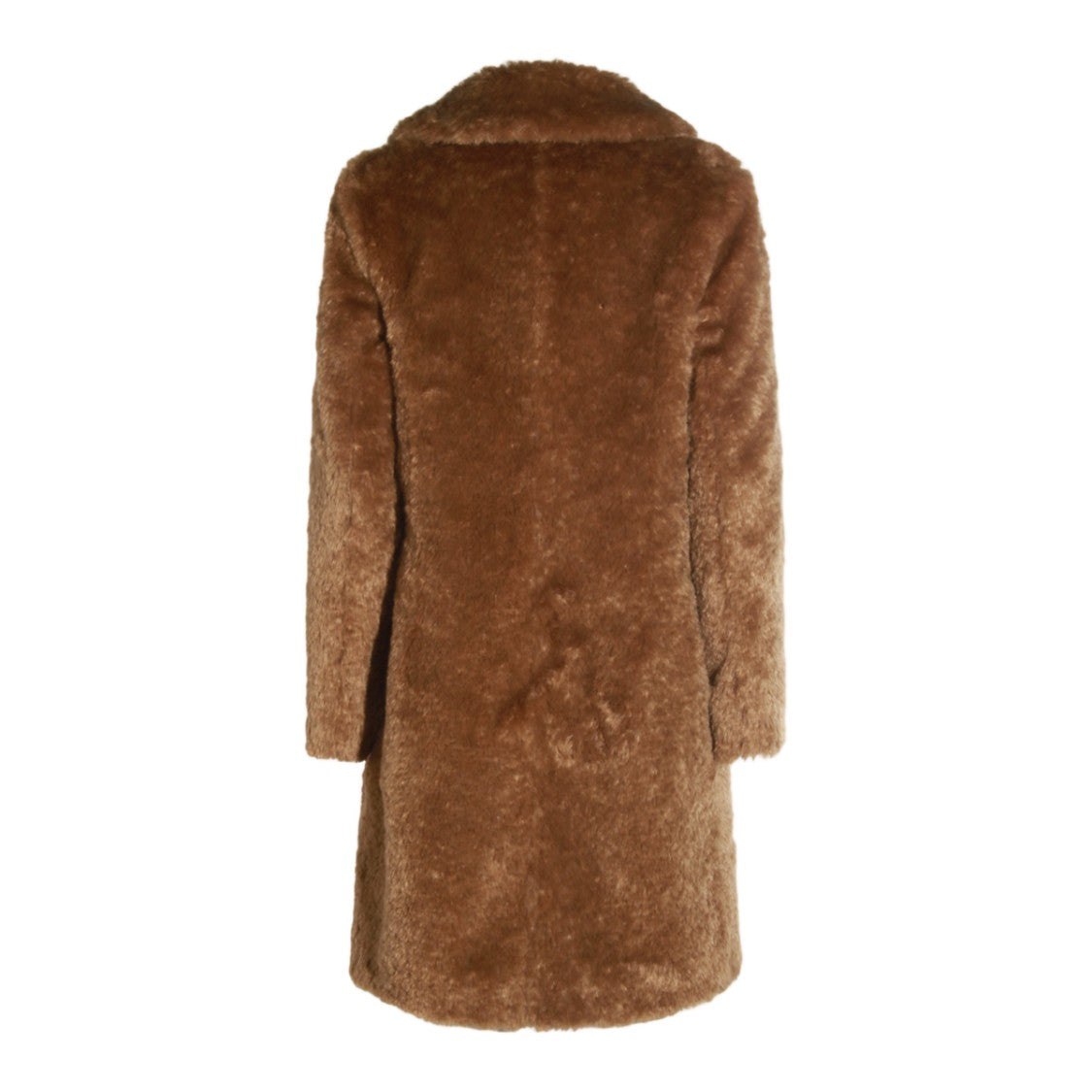 Herno Plush Faux Fur Long Coat