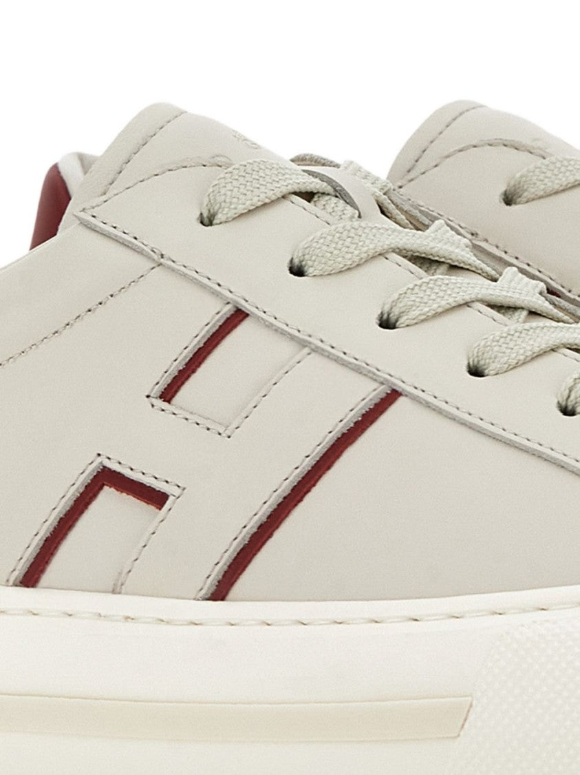 Hogan Low-Top Sneakers With Silk And Nylon Upper