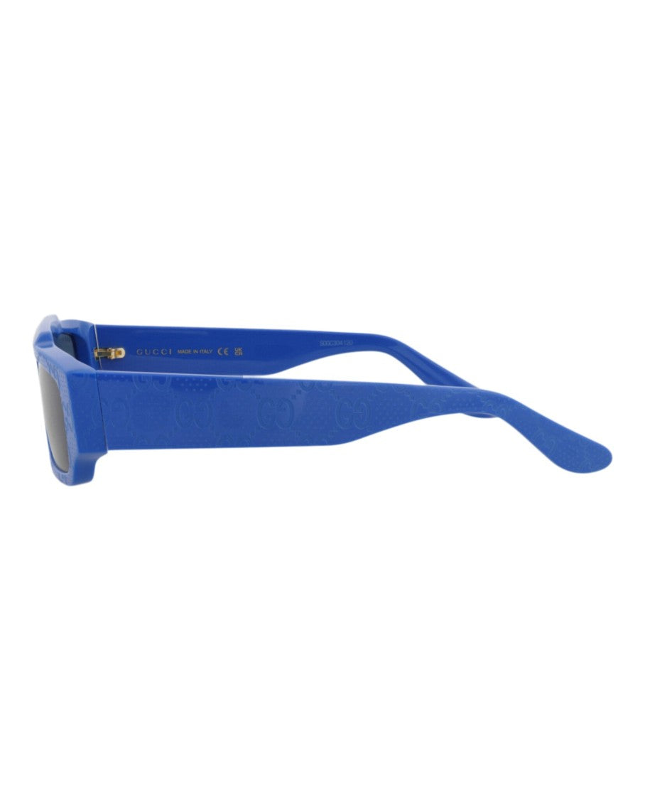 Gucci Square-Frame Recycled Acetate Sunglasses With Embossed Branding