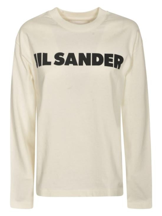 Jil Sander Relaxed Fit Long-Sleeved Crew Neck Shirt