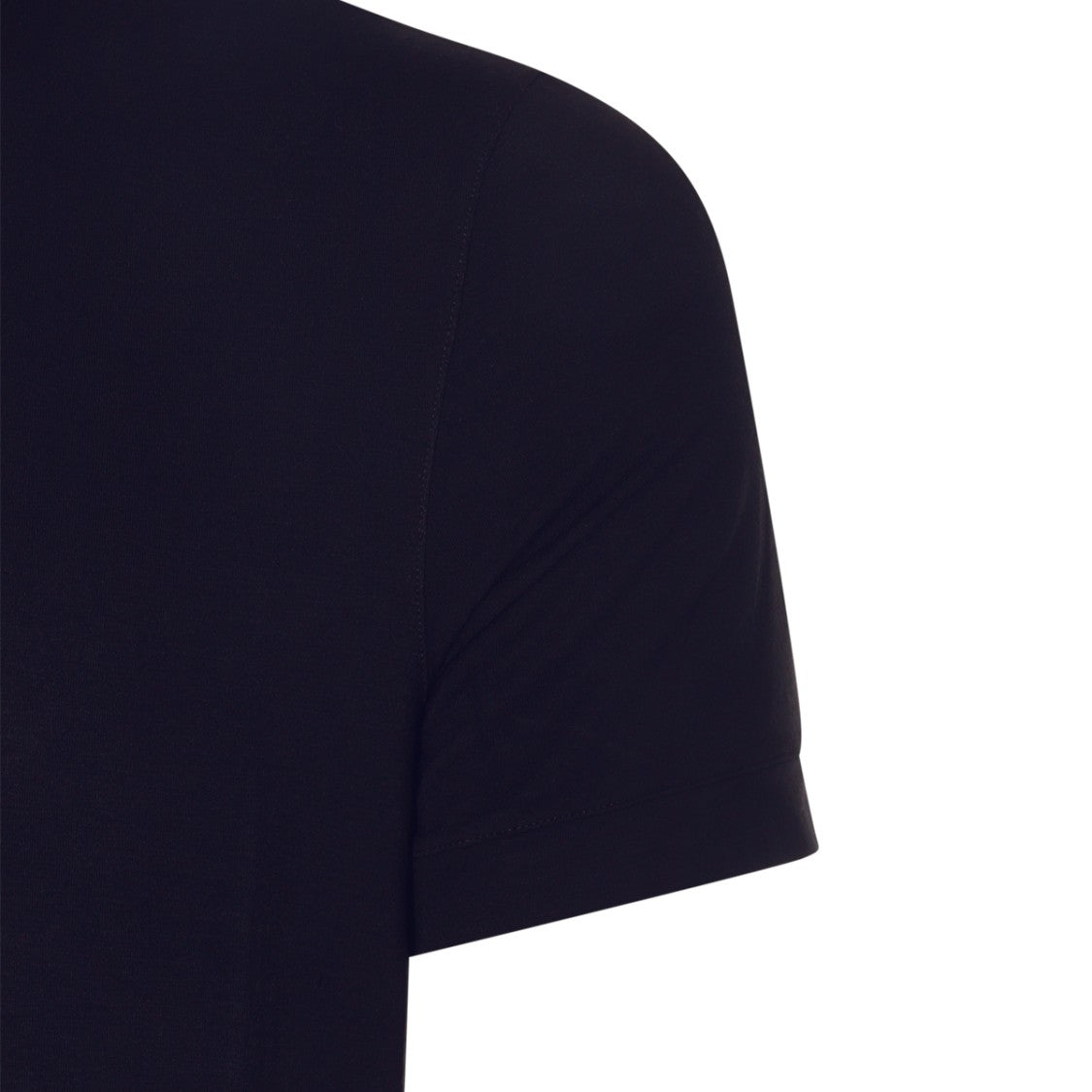 Giorgio Armani Short-Sleeve Navy Blue T-Shirt