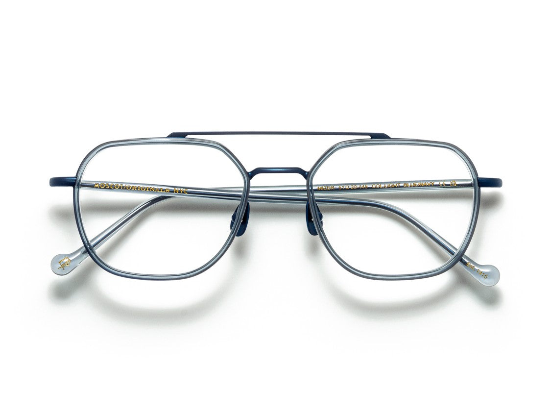 Moscot Or-Miz-O Hexagonal Double-Bridge Acetate Eyeglasses