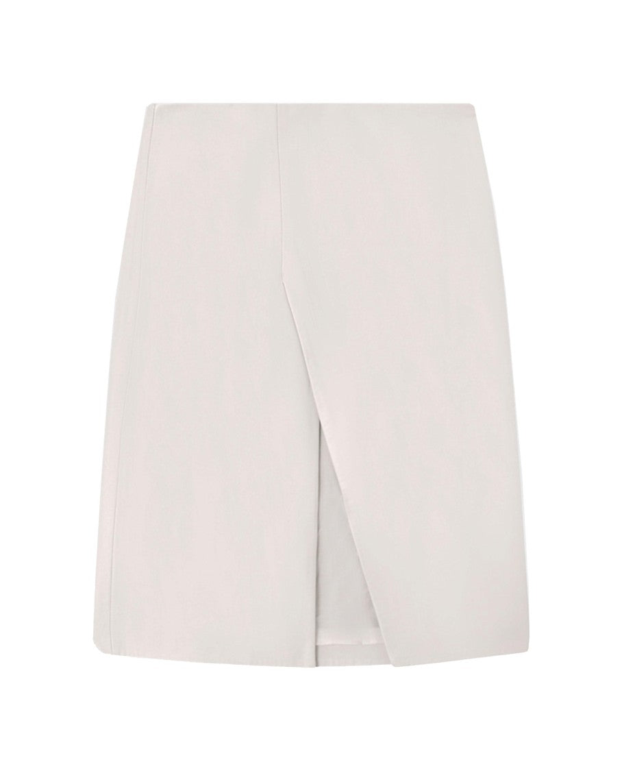 Loulou De Saison Leather Slit Skirt