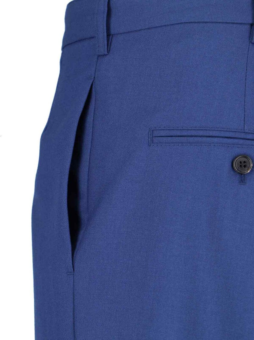 Marni Tailored Wool Pants – Blue