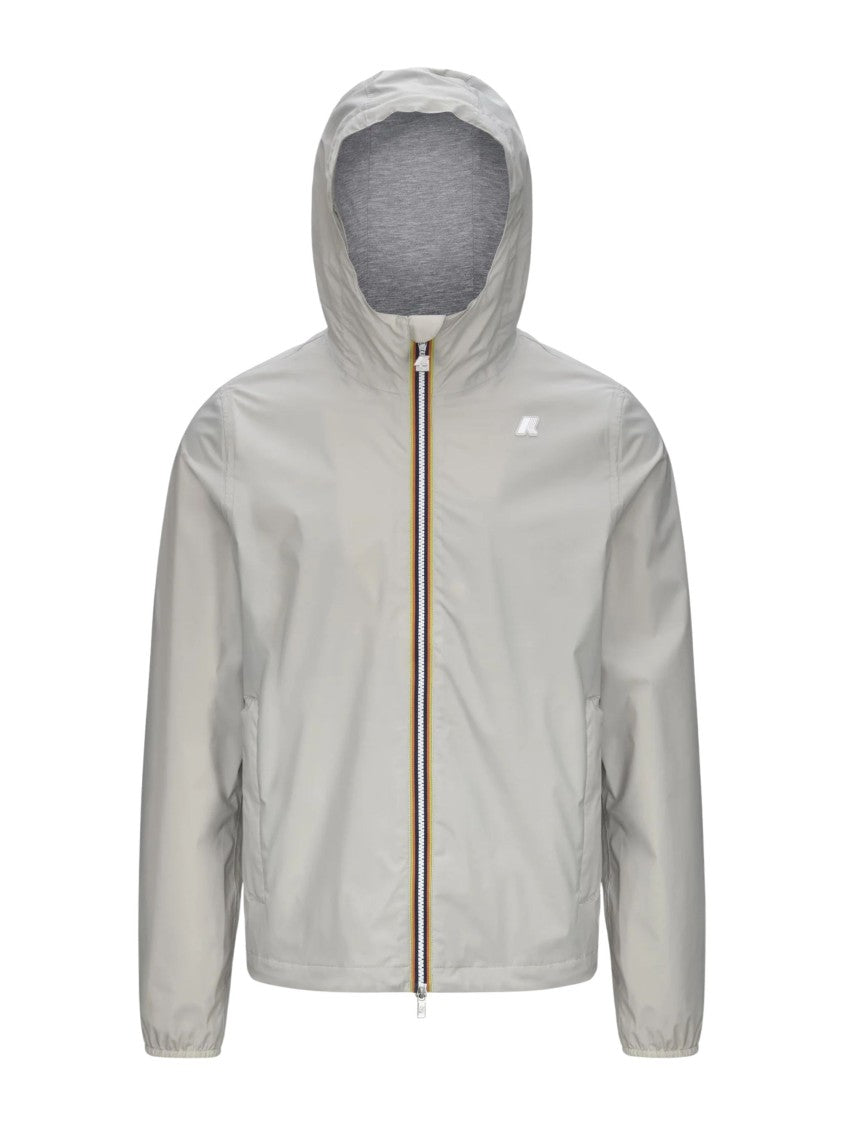 K-Way Smooth Stretch Nylon Hooded Jacket