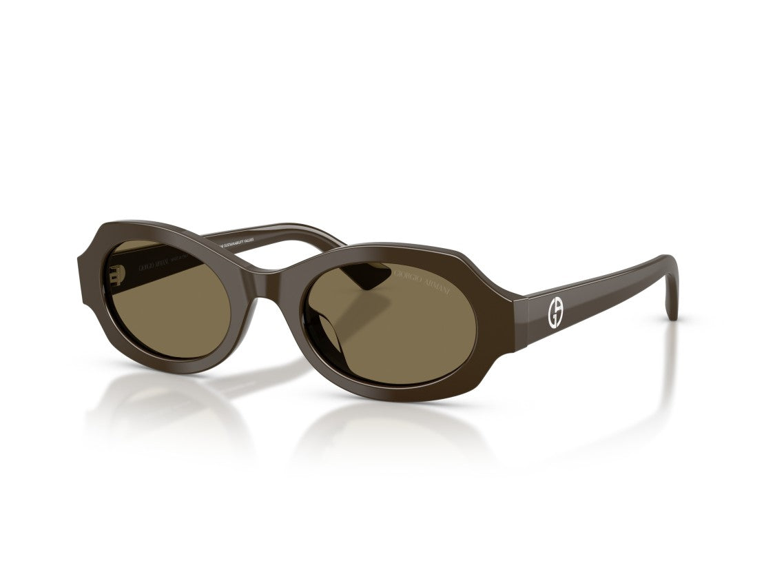 Giorgio Armani 0Ar8245hu Angular Oversized Round Sunglasses
