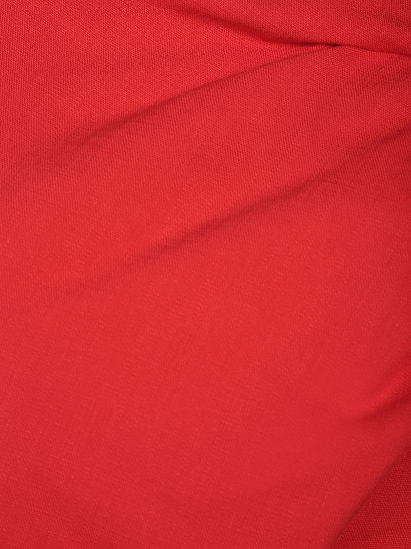 Msgm Red Dress With Fitted Silhouette